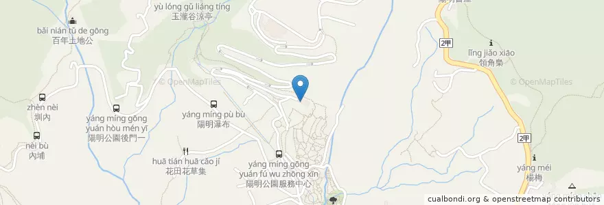 Mapa de ubicacion de 辛亥光復樓 en 타이완, 신베이 시, 타이베이시, 베이터우 구.