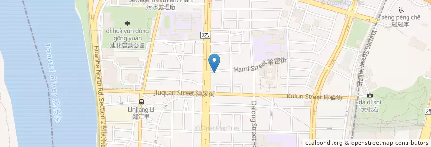 Mapa de ubicacion de 正一堂養生膳食坊 en Tayvan, 新北市, Taipei, 大同區.