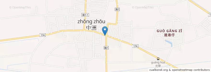 Mapa de ubicacion de 早安美芝城 en Tayvan, 臺南市, 學甲區.