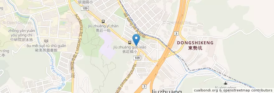 Mapa de ubicacion de 麥多多早餐店 en تايوان, تايبيه الجديدة, تايبيه, 南港區.