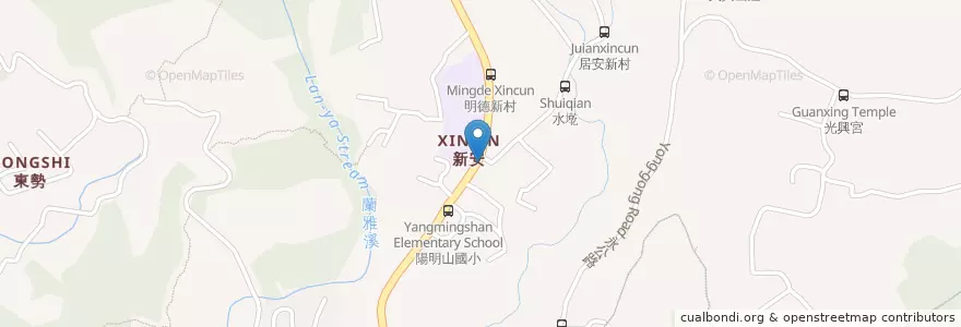 Mapa de ubicacion de 三姐姐早餐店 en تایوان, 新北市, تایپه, 士林區.