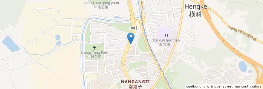 Mapa de ubicacion de 南港無招牌好吃早餐 en تایوان, 新北市, تایپه, 南港區.