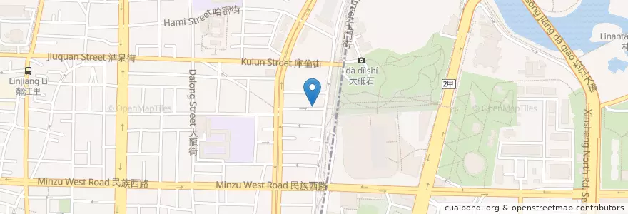 Mapa de ubicacion de 小廚房復合式早餐店 en 台湾, 新北市, 台北市.