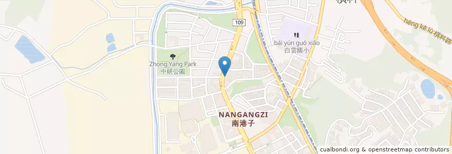 Mapa de ubicacion de 飲飽食醉 en 臺灣, 新北市, 臺北市, 南港區.