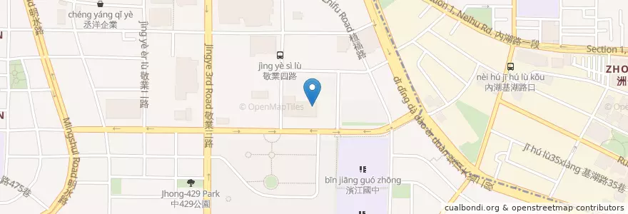Mapa de ubicacion de 奇岩一號 en Тайвань, Новый Тайбэй, Тайбэй, 中山區, Нэйху.