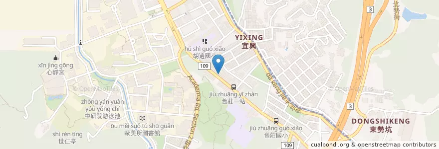Mapa de ubicacion de 好食食坊 en 台湾, 新北市, 台北市, 南港区.