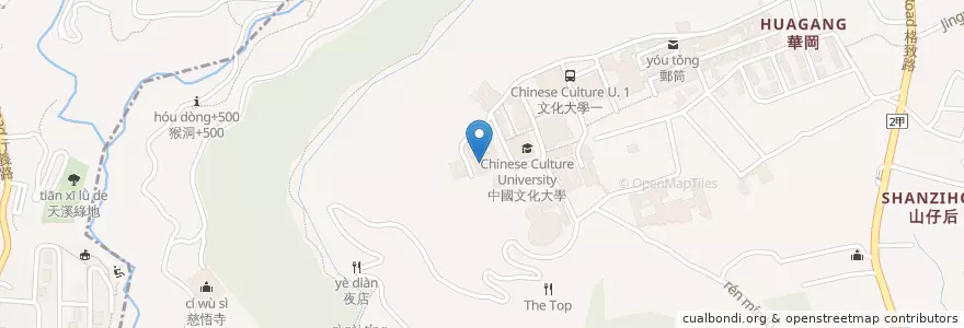 Mapa de ubicacion de 娃子複合式餐飲 en تایوان, 新北市, تایپه, 北投區.