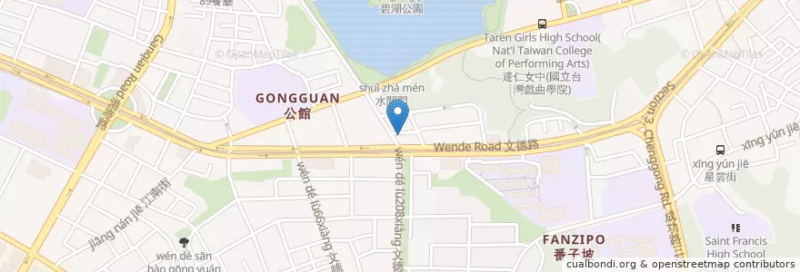 Mapa de ubicacion de 香港成記燒臘店 en تایوان, 新北市, تایپه, 內湖區.