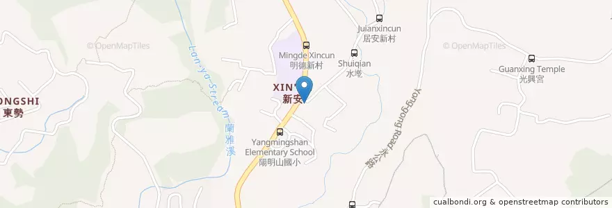 Mapa de ubicacion de 家常便當 en 타이완, 신베이 시, 타이베이시, 스린 구.
