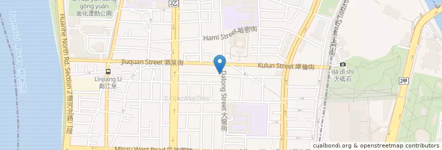 Mapa de ubicacion de 5味臭臭鍋 en Taiwan, New Taipei, Taipei, Datong District.