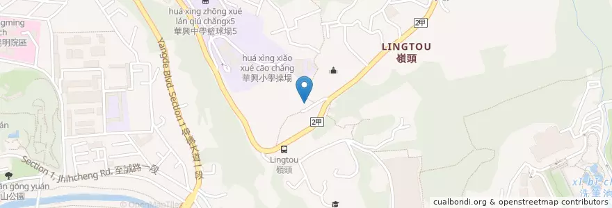 Mapa de ubicacion de 天使分享餐廳 en تایوان, 新北市, تایپه, 士林區.