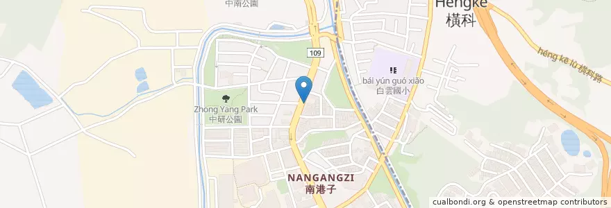 Mapa de ubicacion de 麥多多早餐店 en تایوان, 新北市, تایپه, 南港區.