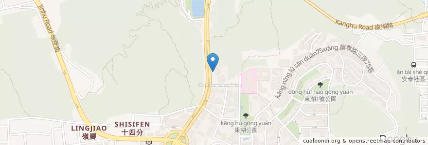 Mapa de ubicacion de 安提.司朵 en تايوان, تايبيه الجديدة, تايبيه, 內湖區.