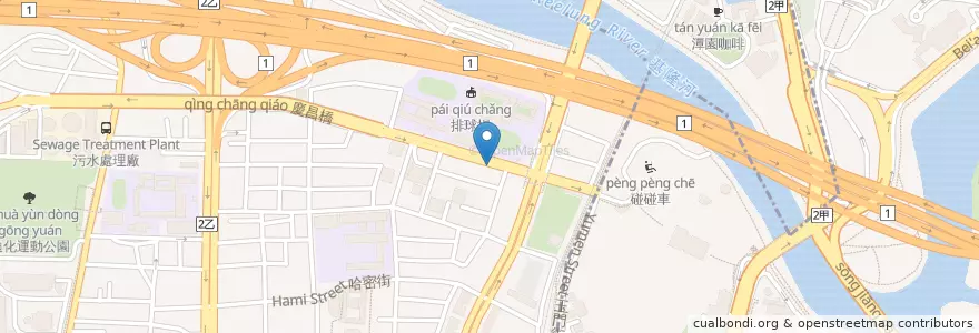Mapa de ubicacion de 江太壽司 en Taiwan, Nuova Taipei, Taipei.