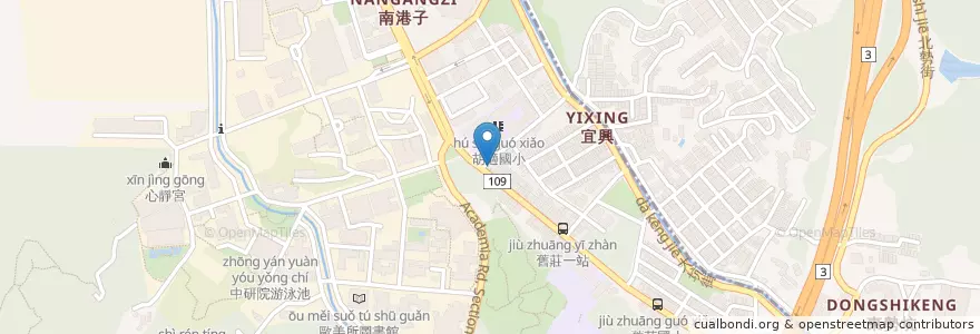 Mapa de ubicacion de 宵夜控肉飯 en Taiwan, 新北市, Taipei, 南港區.