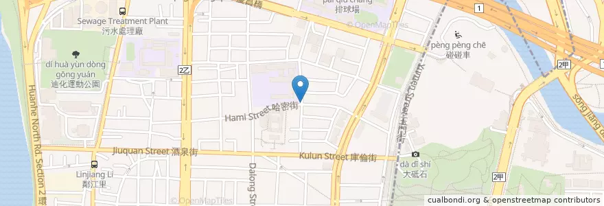 Mapa de ubicacion de 阿仁炒飯 en 臺灣, 新北市, 臺北市.