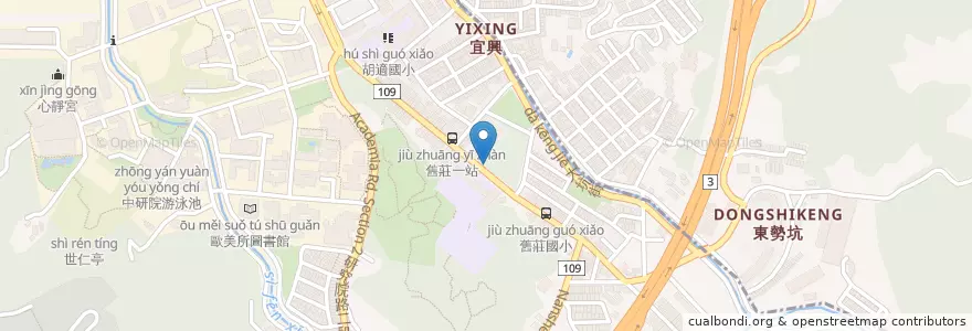 Mapa de ubicacion de Eddy’s Kitchen en Taiwan, Nuova Taipei, Taipei, Distretto Di Nangang.