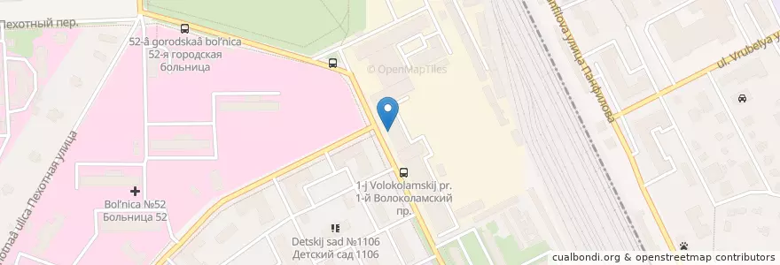 Mapa de ubicacion de Мелочи жизни en Russie, District Fédéral Central, Moscou, Северо-Западный Административный Округ, Район Щукино.