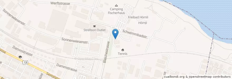 Mapa de ubicacion de Ristorante Centro Italiano en Suisse, Thurgovie, Bezirk Kreuzlingen, Kreuzlingen.