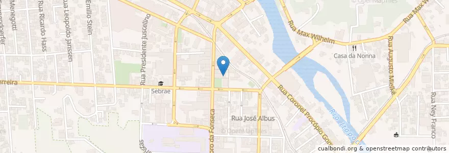 Mapa de ubicacion de Paladar Lanchonete e Restaurante en 巴西, 南部, 圣卡塔琳娜, Região Geográfica Intermediária De Joinville, Microrregião De Joinville, Jaraguá Do Sul.