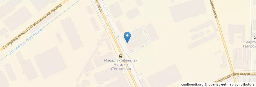 Mapa de ubicacion de Мандарин en Rusland, Centraal Federaal District, Moskou, Восточный Административный Округ, Район Гольяново.