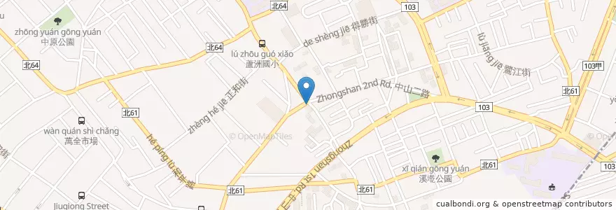 Mapa de ubicacion de 陳介臣婦產科診所 en Taiwan, 新北市, 蘆洲區.