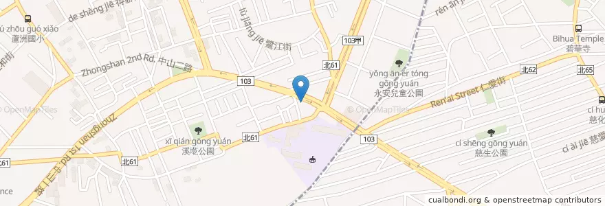 Mapa de ubicacion de 真善美婦產科診所 en Taiwan, 新北市, 蘆洲區.