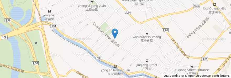 Mapa de ubicacion de 張眼科診所 en 台湾, 新北市, 蘆洲区, 五股区.