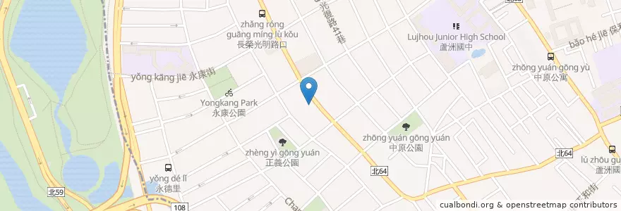 Mapa de ubicacion de 宥宥產後護理之家 en Taïwan, Nouveau Taipei, Luzhou, Wugu.