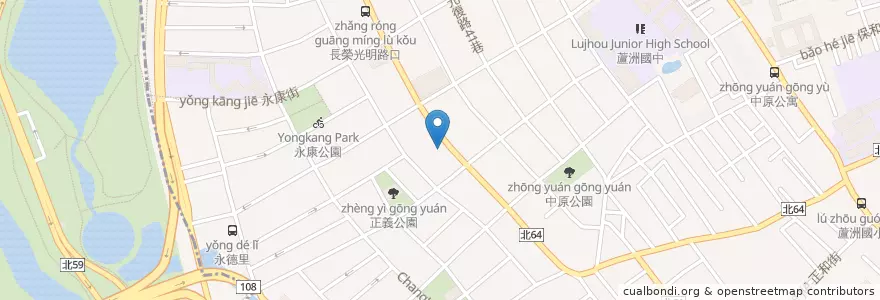 Mapa de ubicacion de 博士牙醫診所 en Taiwan, 新北市, 蘆洲區, 五股區.