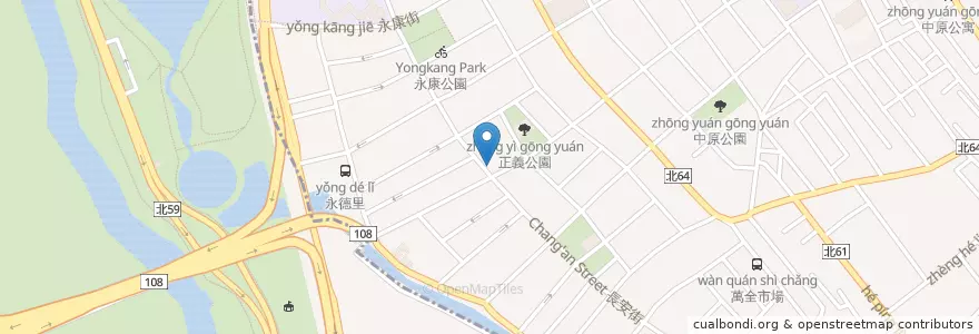 Mapa de ubicacion de 全嘉耳鼻喉科診所 en تايوان, تايبيه الجديدة, 蘆洲區, 五股區.