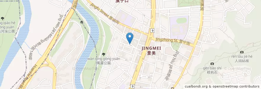 Mapa de ubicacion de 阿鳳的店 en Taiwan, Neu-Taipeh, Wenshan.