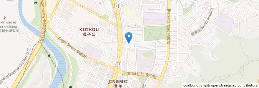 Mapa de ubicacion de 佛聖宮 en تايوان, تايبيه الجديدة, تايبيه, 文山區.