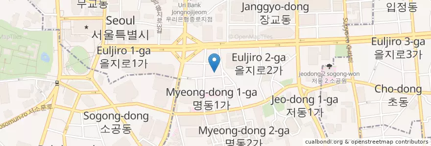 Mapa de ubicacion de Hanam Pig bbq en کره جنوبی, سئول, 명동.