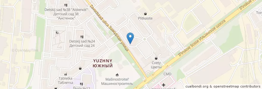Mapa de ubicacion de Центр активного долголетия en Russia, Central Federal District, Moscow Oblast, Krasnogorsky District.