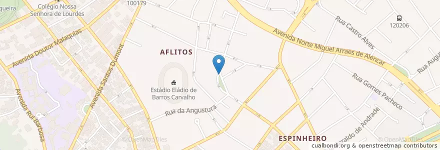 Mapa de ubicacion de Praça da FEB en Brazilië, Regio Noordoost, Pernambuco, Região Geográgica Imediata Do Recife, Região Geográfica Intermediária Do Recife, Região Metropolitana Do Recife, Recife.
