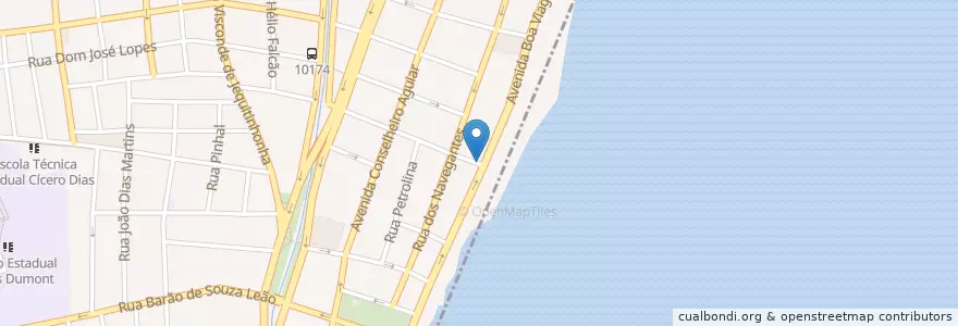Mapa de ubicacion de Castelinho en ブラジル, 北東部地域, ペルナンブーコ, Região Geográgica Imediata Do Recife, Região Geográfica Intermediária Do Recife, Região Metropolitana Do Recife.