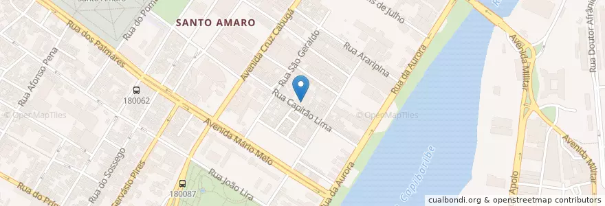 Mapa de ubicacion de SJCC en Brasile, Regione Nordest, Pernambuco, Região Geográgica Imediata Do Recife, Região Geográfica Intermediária Do Recife, Região Metropolitana Do Recife, Recife.