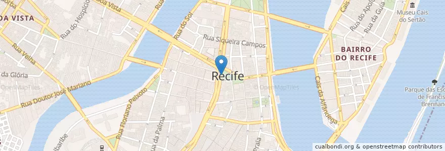 Mapa de ubicacion de Praça da Independência en 巴西, 东北部, 伯南布哥, Região Geográgica Imediata Do Recife, Região Geográfica Intermediária Do Recife, Região Metropolitana Do Recife, 累西腓.