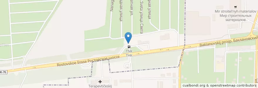 Mapa de ubicacion de Роснефть en 俄罗斯/俄羅斯, 南部联邦管区, 罗斯托夫州, Городской Округ Новочеркасск.