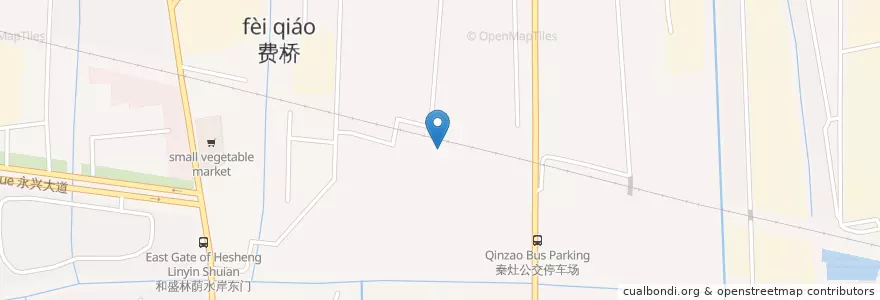Mapa de ubicacion de 秦灶街道 en الصين, 南通市, 港闸区, 秦灶街道.