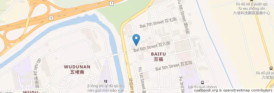 Mapa de ubicacion de 懷恩月子餐 en 臺灣, 臺灣省, 基隆市, 七堵區.