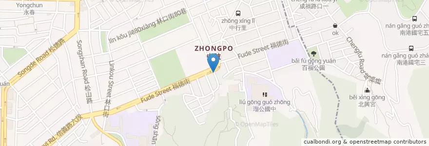 Mapa de ubicacion de 鵝媽媽の店 en تایوان, 新北市, تایپه, 信義區.