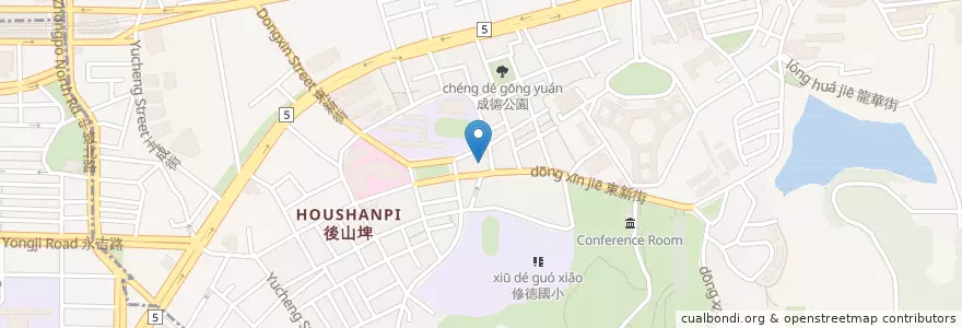 Mapa de ubicacion de 錢吟日式涮涮鍋 en 臺灣, 新北市, 臺北市, 南港區.
