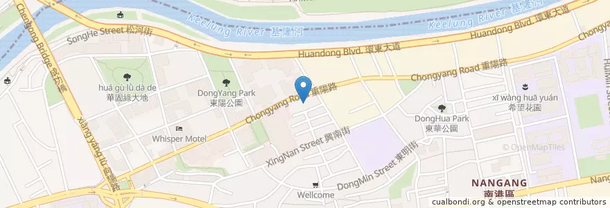 Mapa de ubicacion de 澳門聯華 en Тайвань, Новый Тайбэй, Тайбэй, 南港區.