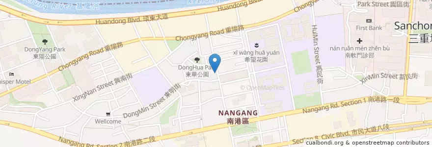 Mapa de ubicacion de 瑞麟美而美 en 타이완, 신베이 시, 타이베이시, 난강 구.