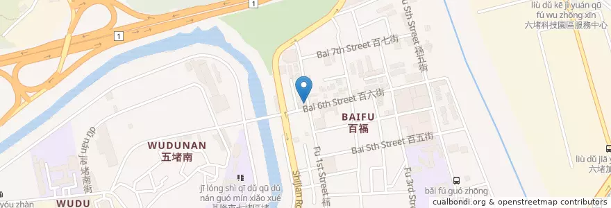 Mapa de ubicacion de 新風味生猛活海鮮 en Taïwan, Province De Taïwan, 基隆市, 七堵區.