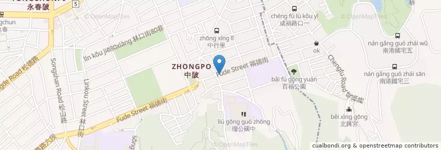 Mapa de ubicacion de 圓滿川湘菜海鮮 en 臺灣, 新北市, 臺北市, 信義區.