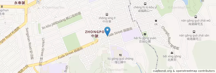 Mapa de ubicacion de 越南小吃 en Tayvan, 新北市, Taipei, 信義區.
