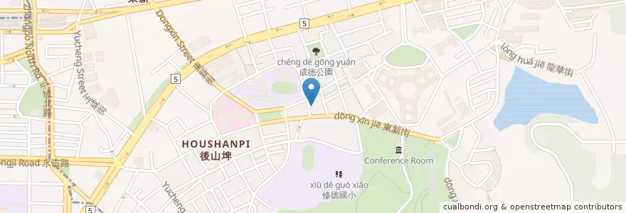 Mapa de ubicacion de 無名米粉湯 en 台湾, 新北市, 台北市, 南港区.